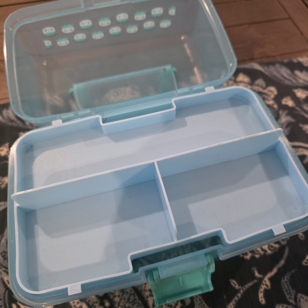 Sanrio Blue Pandapple Storage Box RARE - Picture 2 of 3